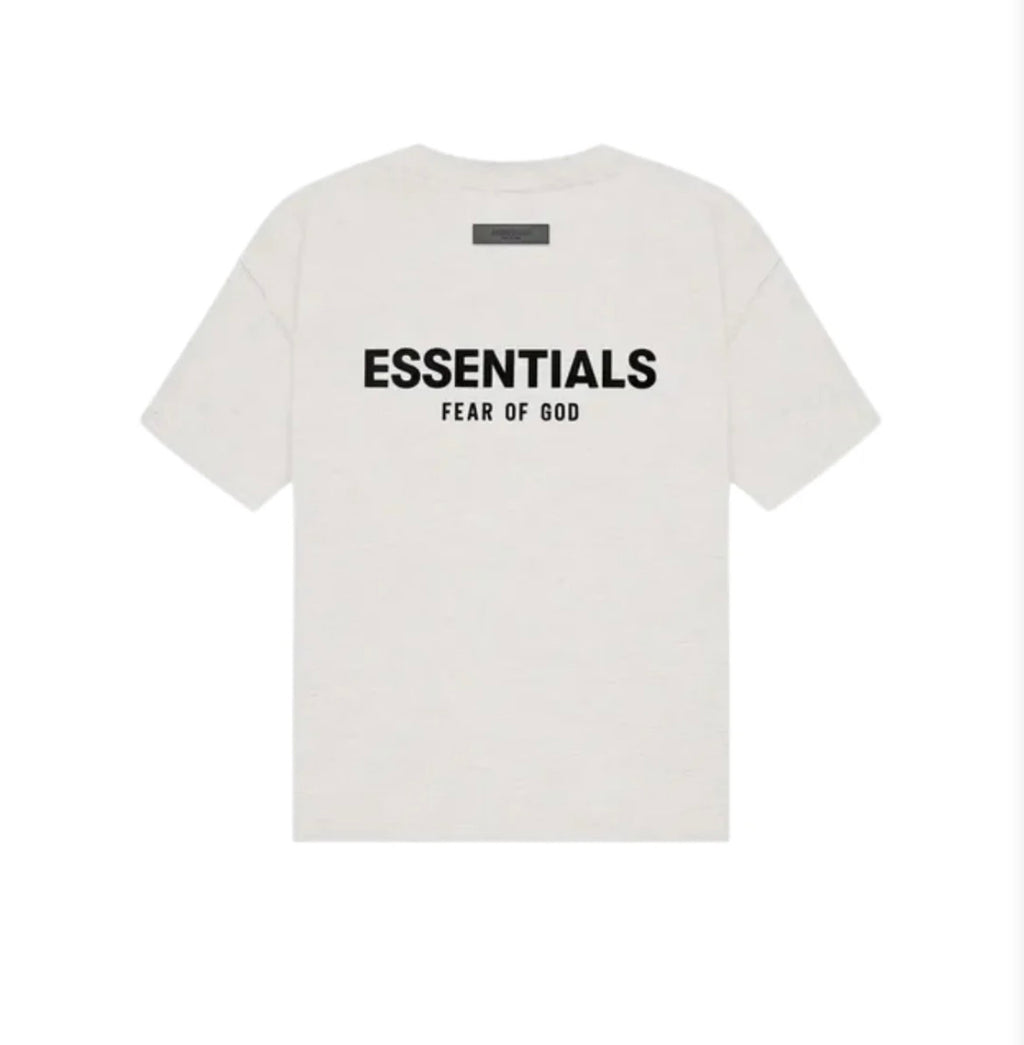 Playera essentials gris claro