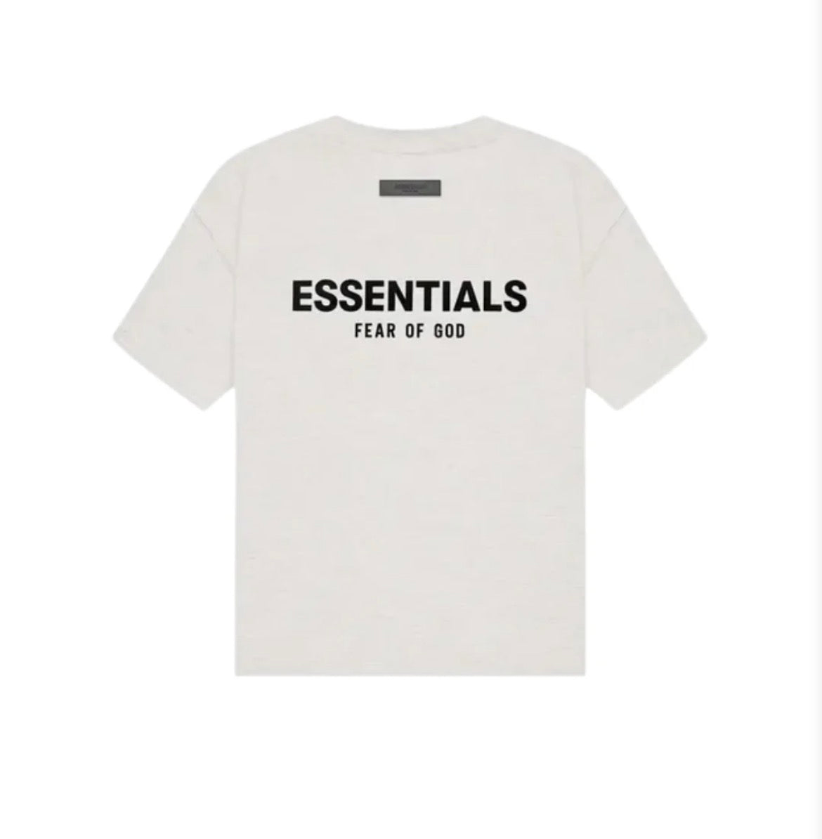 Playera essentials gris claro