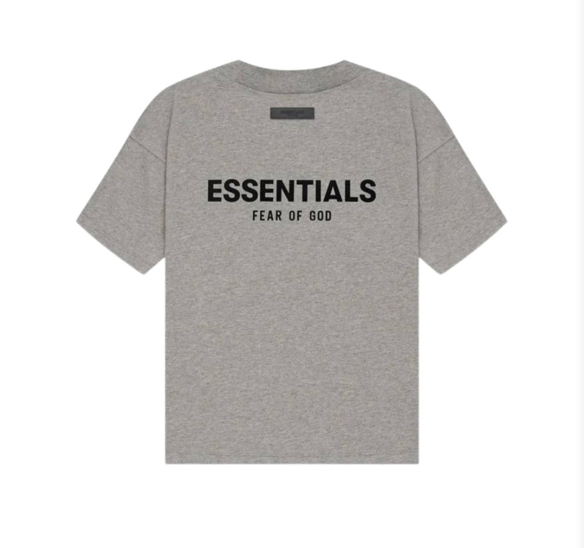 Playera essentials gris obscuro
